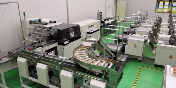 Automatic Horizontal Packaging Machine Intelligent Line For Paper Packaging