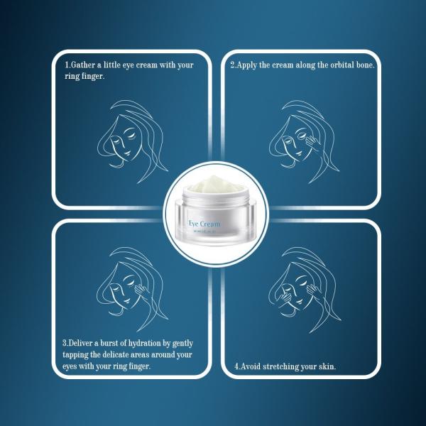 Анти- вызревание укрепляя органическую сливк глаза извлекает темные круги для красоты женщины