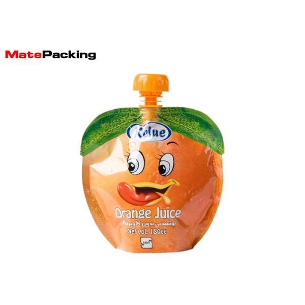 BPA Free Spout Pouch Refillable Baby Food Squeeze Pouch With Spout Special Shape