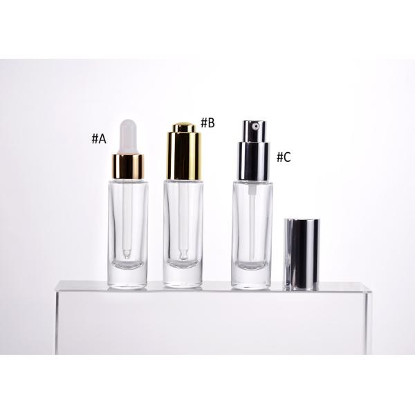 Wholesale & Custom Small 12ml Mini Empty Luxury Glass Cosmetic Bottles For Facial Serum & Oil