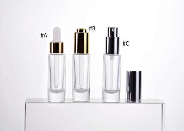 Wholesale & Custom Small 12ml Mini Empty Luxury Glass Cosmetic Bottles For Facial Serum & Oil