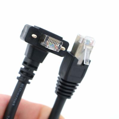 As câmeras GigE Cat6 de Basler cabografam a forma linear do ângulo direito de cabos de dados de GigE