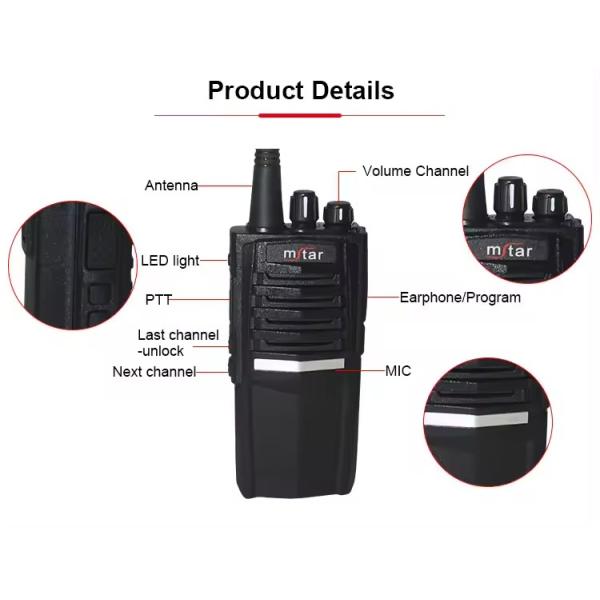 MSTAR CHIERDA Walkie Talkie M-698 5 Вт Выходная мощность 3-10 км Расстояние связи 304 г Вес