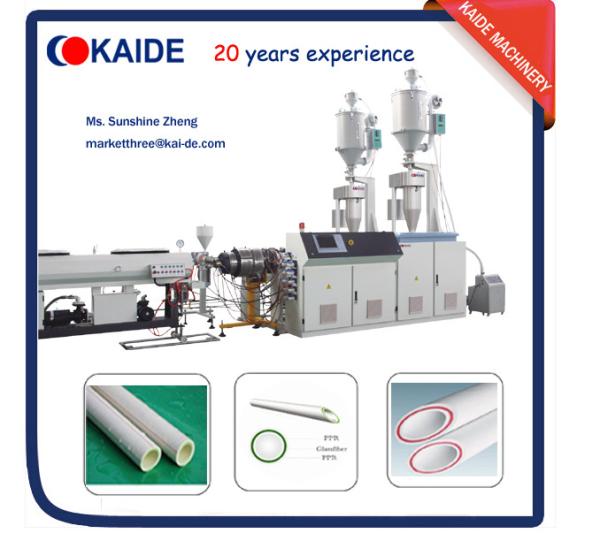 High Speed PPR Glass-fiber PPR Composite Pipe Production Machine Speed 28m/min