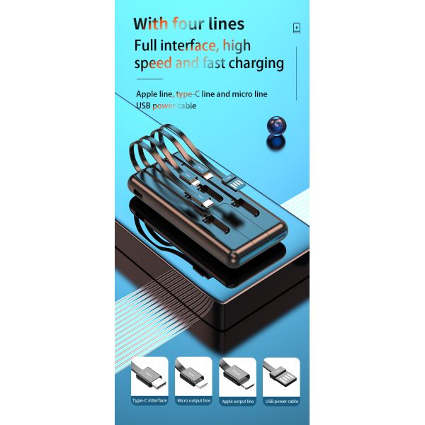 18w Magnetic Wireless Power Banks Portable Mini Size Wireless Power Bank 10000mAh