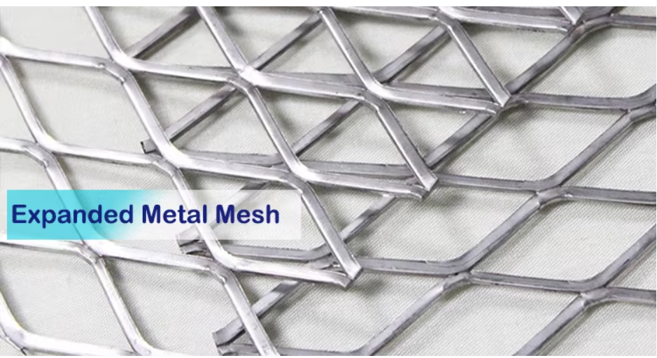 Hot Dipped Galvanized Expanded Metal Mesh with Hexagonal Hole Shape and Customizable Size for Building Protection