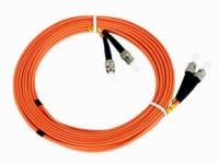 1, 2, 3 meter or customized PC, UPC, APC Multimode duplex ST-ST Fiber Optic Patch Cord