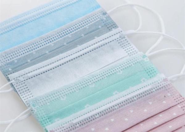 14.5*9.5cm Kids Cough Mask Adjustable Ear Strap Design Good Air Permeability