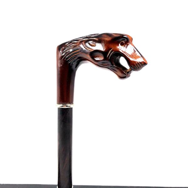 Finely Craft Antique Wooden Umbrella Handle Animal Design With No Burrs