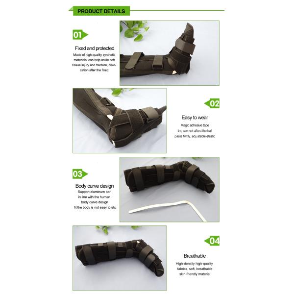 High quality black flannel cotton leg knee ankle protection brace