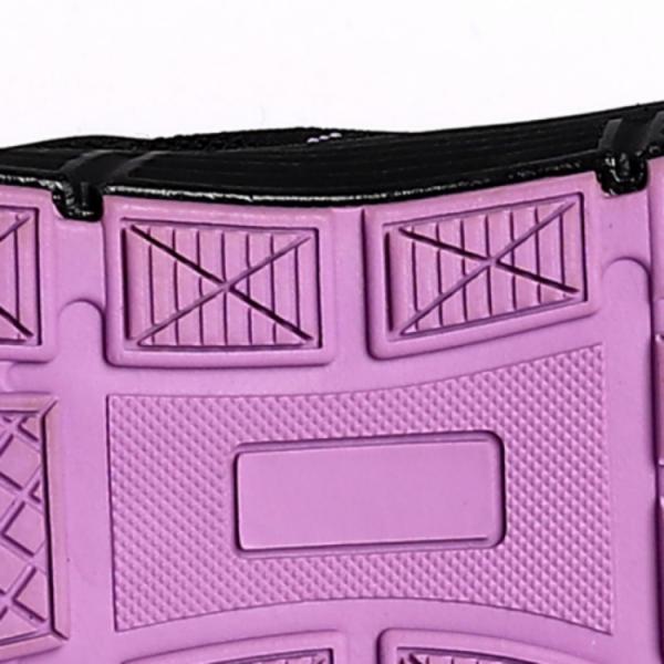 Фиолетовый цвет Муха трикотажная стальная пальцы MD наружная подошва Шнурка закрытие спортивные брендовые ботинки безопасности