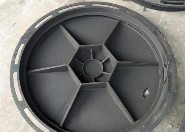 Sand Casting Square Manhole Cover Non Toxic , Double Sealed Drain Cover