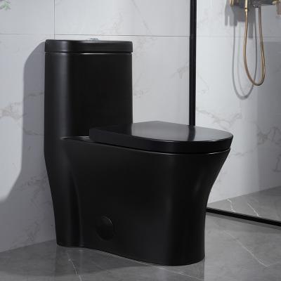 O um padrão americano alto cerâmico do toalete da parte nenhum afrouxa a cômoda de Seat