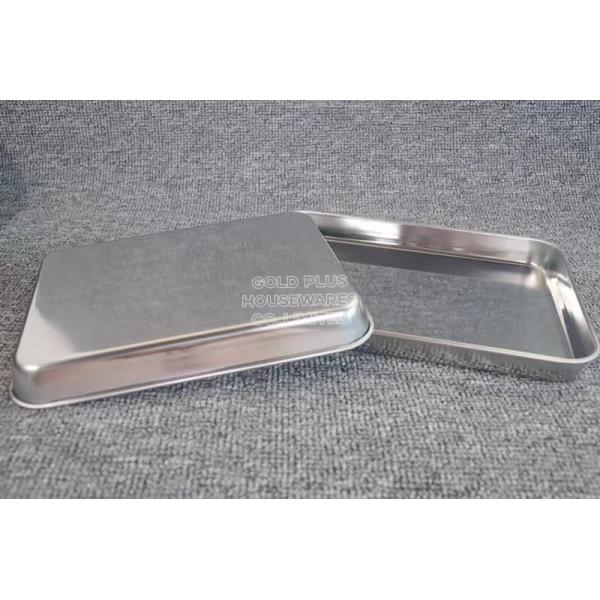 Odorless Stainless Steel Table Tray Jewelry Storage Cookie Sheet Rectangle
