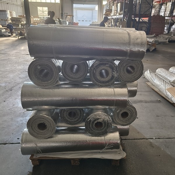 Silicone Rubber Coated Aluminum Foil Fiberglass Cloth Laminated Fireproof