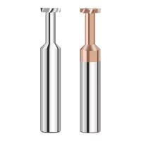 4T Flute Number Carbide T-Slot Cutter for Precision Milling and Cutting Applications Straight Shank