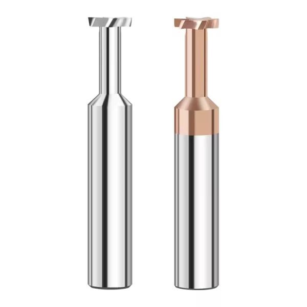 固体カービッドTスロット末端磨削機 金属HRC55 CNC 金属Tスロットルータービット切断ツール