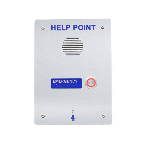 Corrosion Resistant Emergency SIP Phone Handsfree PoE IP55 Analogue
