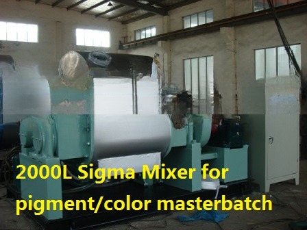 Z Blade Depuy Sigma Mixer Chemical Kneader Machine for CMC at 0.8 MPa Air Pressure