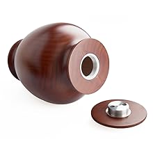 Elegant Wood Vase Urns For Human Ashes Adult Male/Female,For Adults Up To 200lbs,Burial Cremation Urn For Funeral