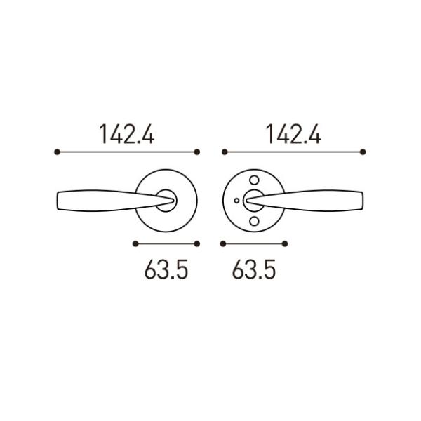 Amertop Entry Lever Lock Set for Exterior Door,Bronze Heavy Duty Door Lock Handle