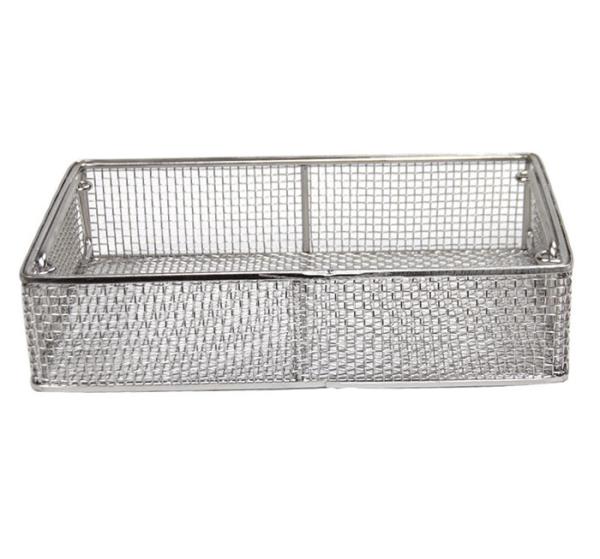 304 316 316L Stainless Steel Wire Mesh Trays For Medical Cleaning Filter Box
