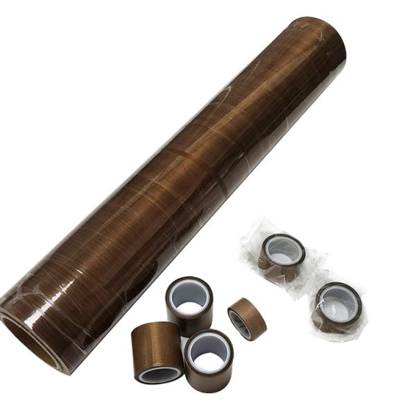 Жара ленты тефлона силикона слипчивая PTFE Брауна - герметизируя сопротивление