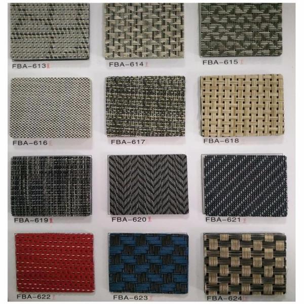 Fire Resistant Natural Woven Carpet / Plastic Vinyl Floor Covering