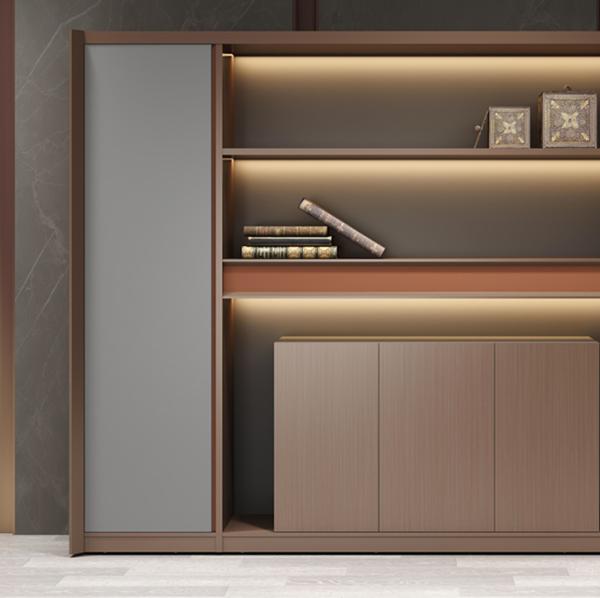Ceo Office Room Decorations Storage Bookcase Wooden Modern Mdf Bookshelft Bibliotheque File Cabinet