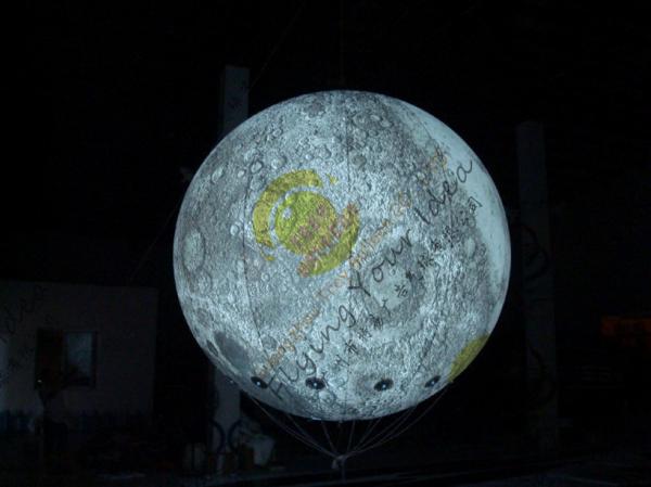 o balão inflável atraente da iluminação de 3m, hélio do PVC da qualidade do hélio do thinkness de 0.18mm Balloons para exposições