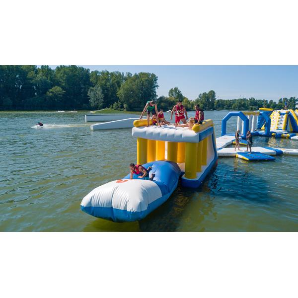 Almohada inflable del salto de agua de la calidad comercial para el lago/el mar/la piscina