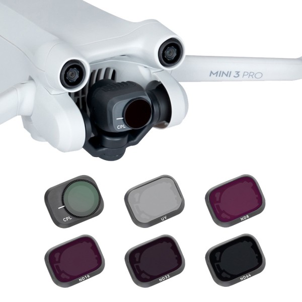 UV CPL ND8 ND16 ND32 ND64 DJI Mini 3 Pro Filters 6 In 1 ND Filter Sets