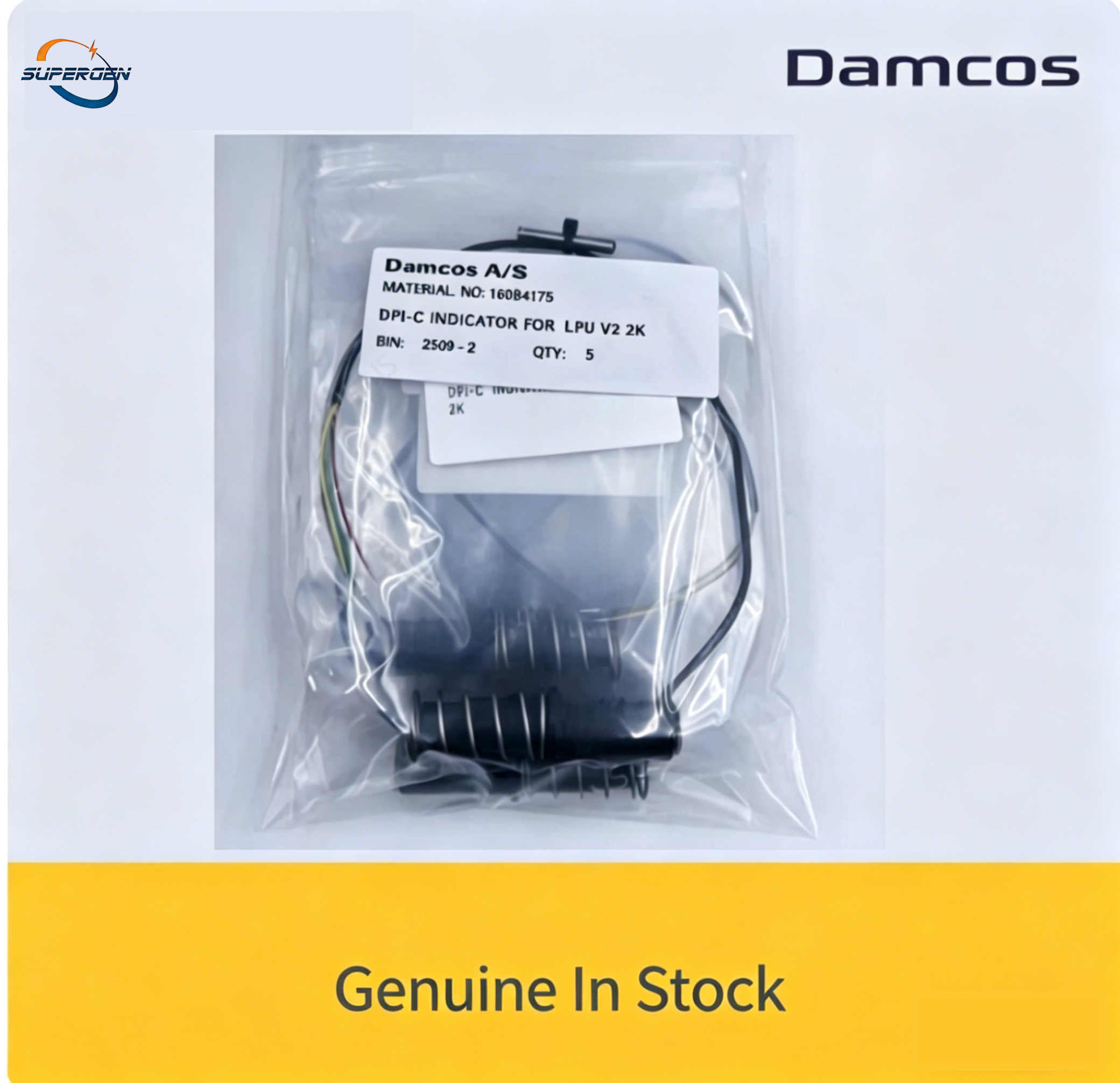 Damcos DPI-C Indicator LPU V2 2K 160B4175 Valve Position Indicator Black -20C to +80C Original Brand New