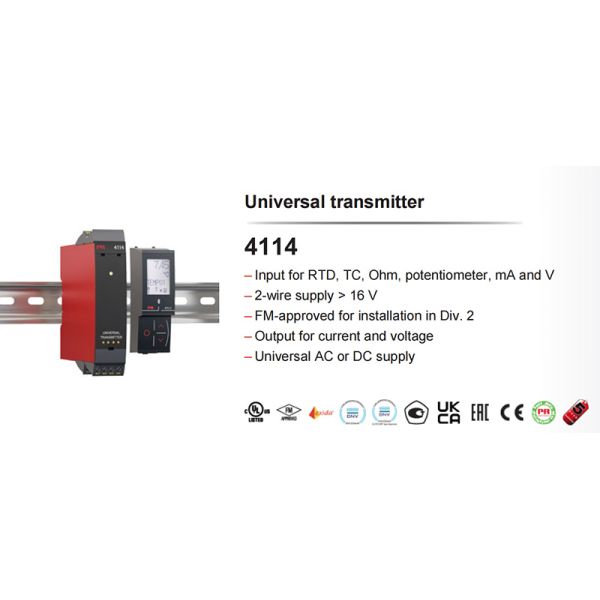 PR Temperature Sensors Analog 4114 4116 4104 Switching 4225 AC DC 4179 Frequency Signal Includes Relay Output 4184
