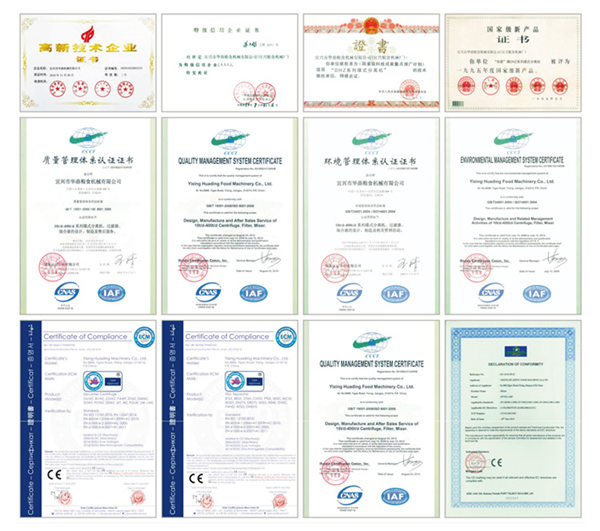 Ss 316L Milk Cream Extraction Machine Centrifugal Separator 1000l H