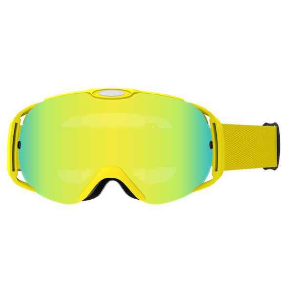 Anti-fog skiing goggles, outdoor protection equipment, double-layer spherical skiing glasses, cycling wind goggles, skiing protective goggles
