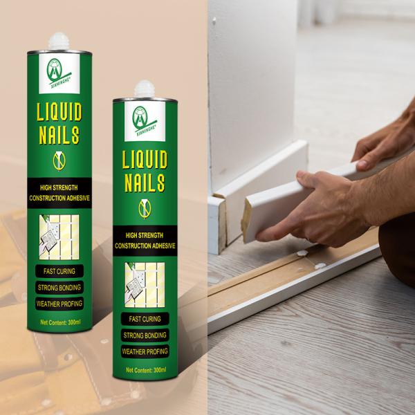High Temperature Resistant Low Odor Instant Hold Mixture MH Liquid Nails for Mirror