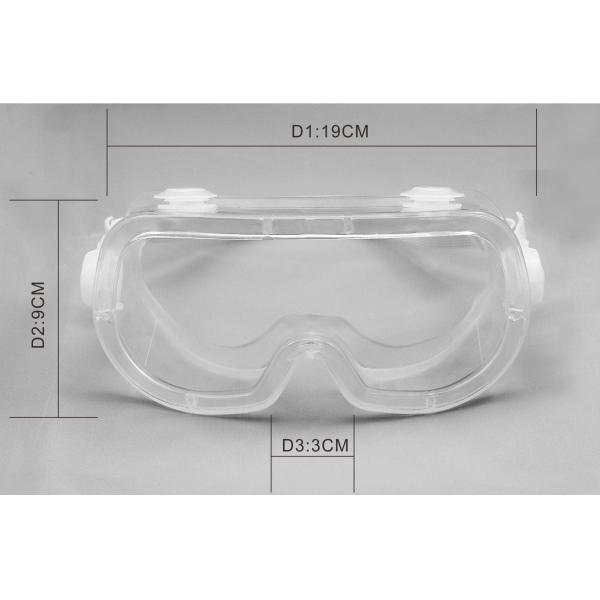 Safe Medical Protective Eyewear Anti Impact Chemical Splash Transparent Medical Goggles