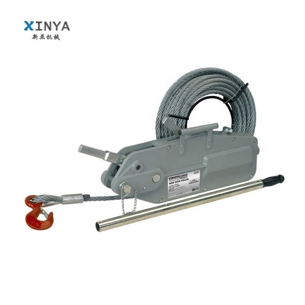 1.6-5.4ton Hand Wire Rope Hoist with 20M Lifting Height and 800-5400KG Capacity for Construction and Power Applications