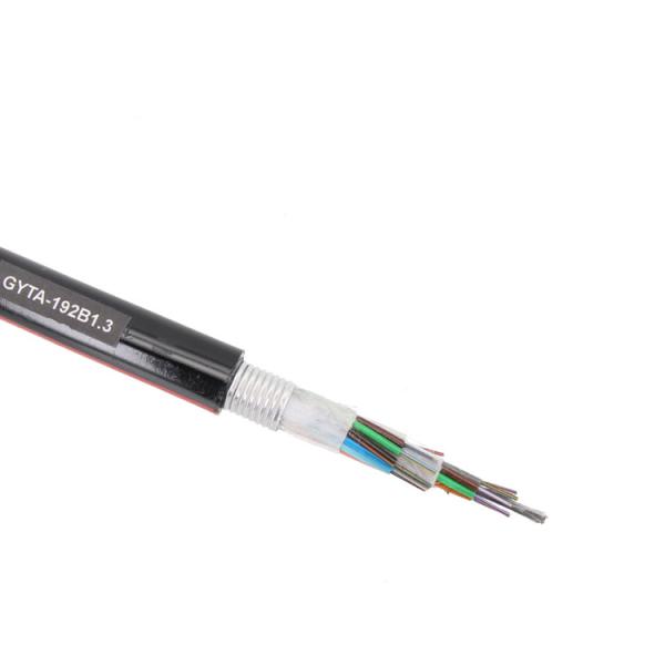 Stranded Loose Tube Light-Armored Fiber Optic Cable GYTA 24 Core