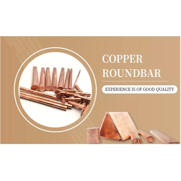 Barra de cobre pura do cobre do diâmetro 3mm-500mm Rod TISCO C10200 C11000