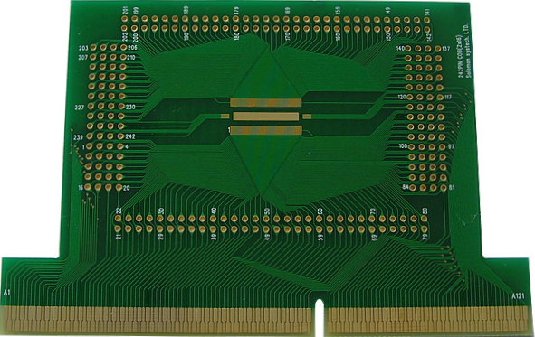 double sided 3u'' gold finger pcb