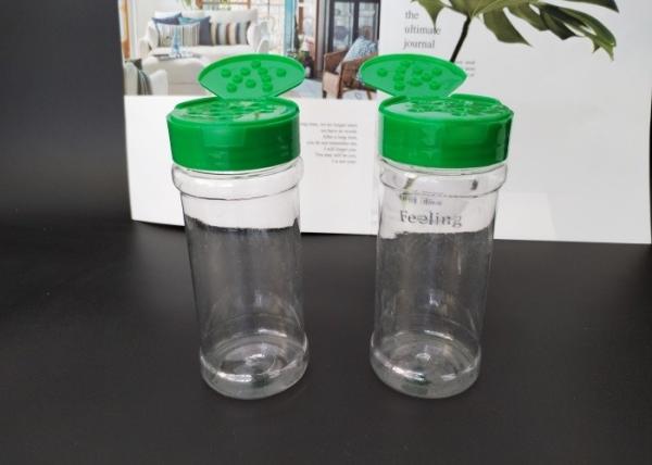 Customizable Plastic Spice Jars Flip Top Cap Small Spice Containers For Camping