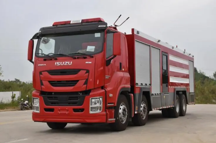 ISUZU Giga Foam Fire Trucks 351hp-450hp Fire Fighting Water Truck