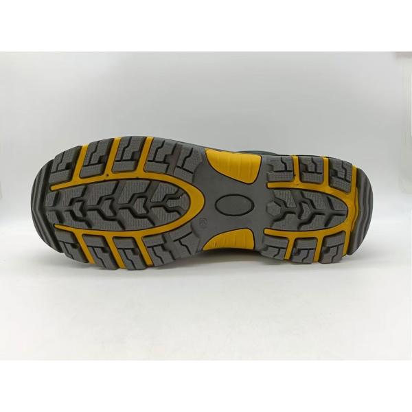 Slip Resistant Winter Insulated Work Boots Brown Leather Steel Toe Shoes For Men