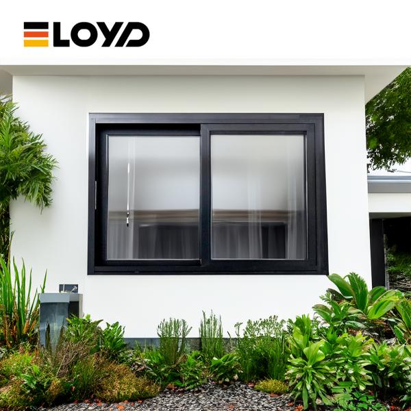 Ventana corrediza inteligente de aluminio con sistema automatizado