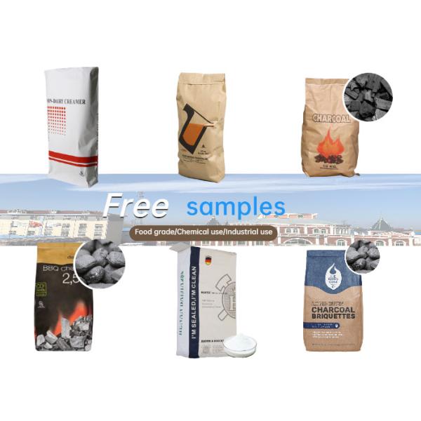 Food Grade Heat Sealed Paper Bags Multi Wall Empty With Pe Liner