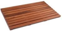 Largeur en bois solide pliable du tapis de douche de salle de bains de teck des traiteurs 1,18 » 80cm