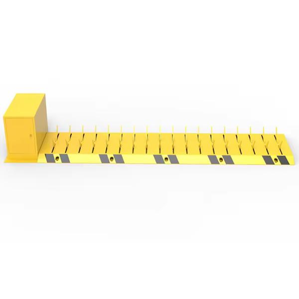 Vehicle Access Control System Surface Mount RAL2004 Powder Coated Electromechanical Tyre Killer