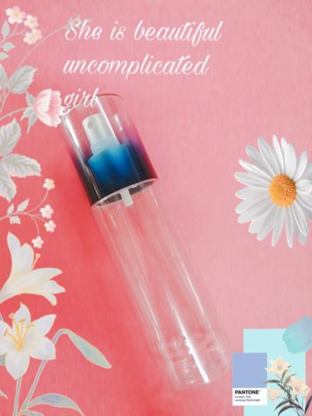 Round Fine Mist Plastic Spray Pump Bottle 10ml 30ml 50ml PET Material